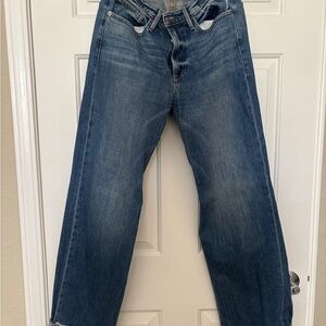 Frame Denim Heritage Le California Relaxed Fit Blue Jeans